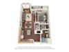 Centennial Crossings_3D_1 Bedroom A3